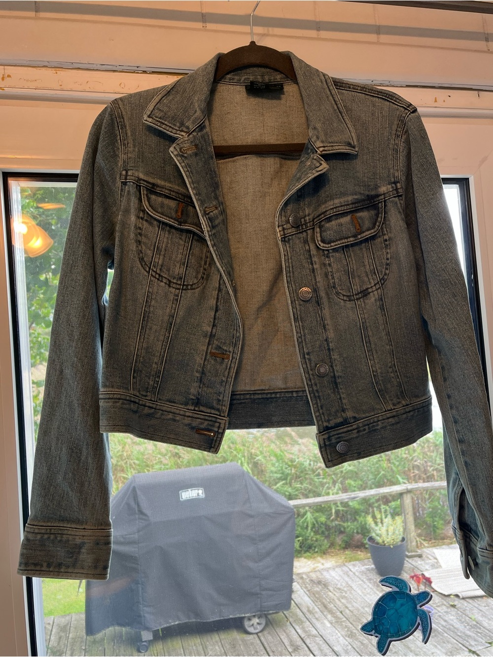 Ralph Lauren Washed Black Jean Jacket